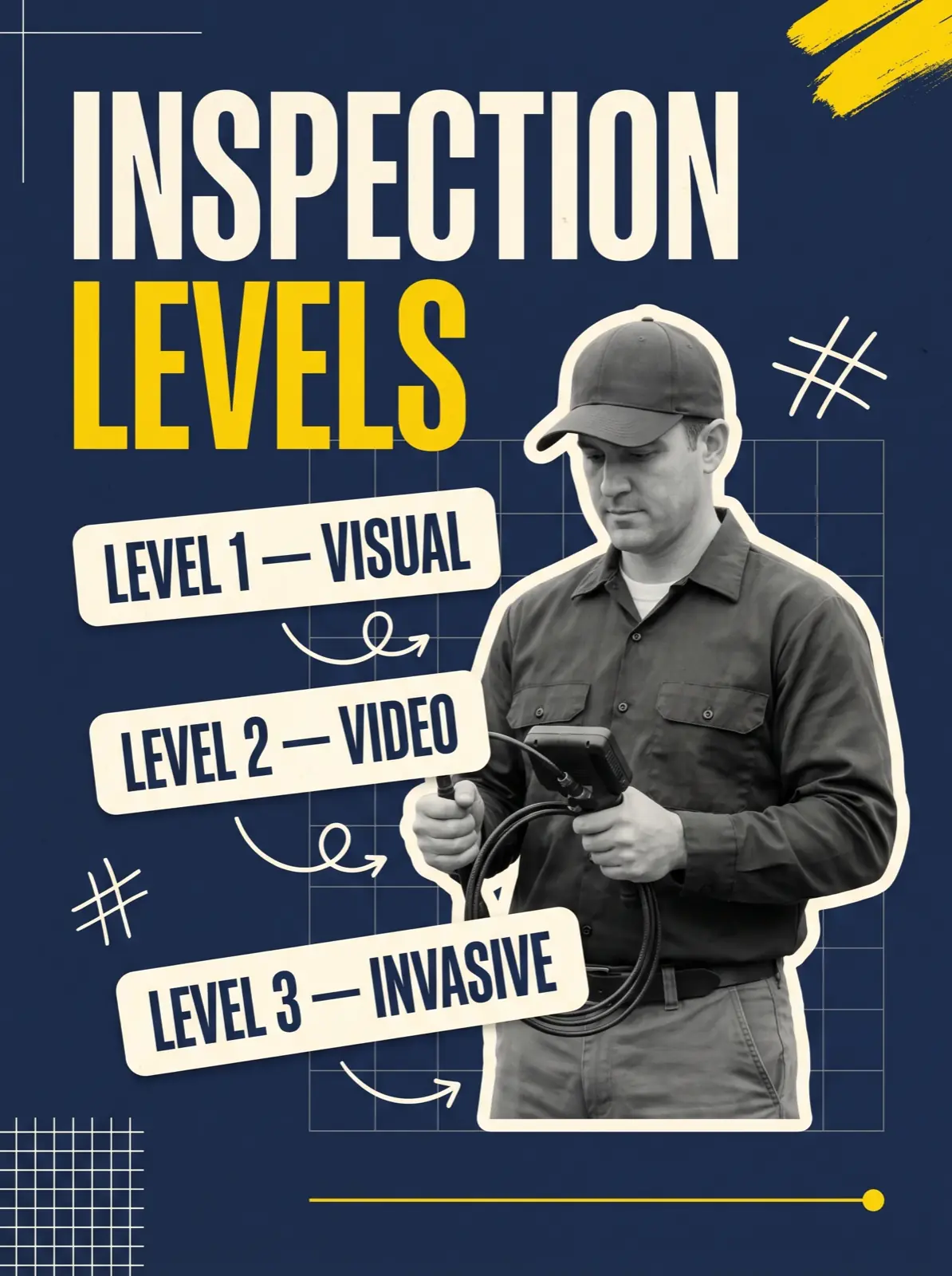 CSIA inspection levels 1, 2, and 3 explained